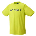 Yonex Sport-Tshirt Practice YJ0046 Big Logo (100% Polyester) 2025 gelb Jungen