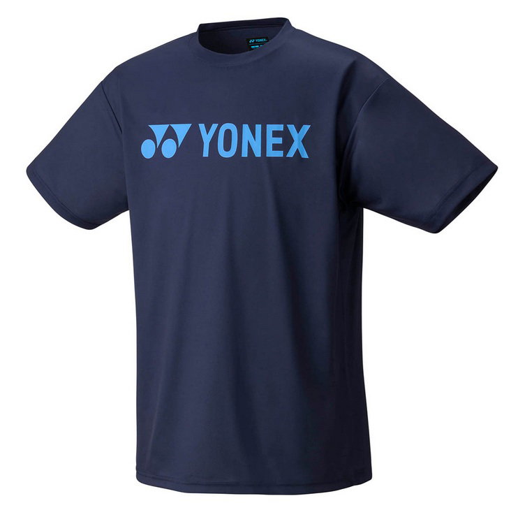 Yonex Sport-Tshirt Practice YJ0046 Big Logo (100% Polyester) 2025 indigoblau Jungen