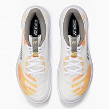 Buty do badmintona Yonex Cascade Accel 2 2026 białe/pomarańczowe męskie