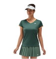 Yonex Tennis-Shirt Crew Neck French Open (Roland Garros) 2024 olivegrün Damen