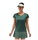 Yonex Tennis-Shirt Crew Neck French Open (Roland Garros) 2024 olivegrün Damen