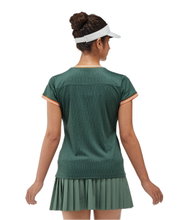 Yonex Tennis-Shirt Crew Neck French Open (Roland Garros) 2024 olive green Women