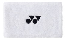 Yonex Schweissband Handgelenk Jumbo Logo Mitte 14x8cm weiss 1er