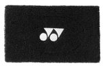 Yonex Schweissband Handgelenk Jumbo Logo Mitte 14x8cm schwarz 1er