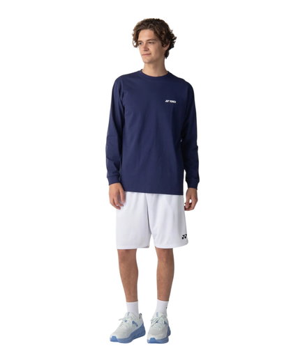 Yonex Langarmshirt Practice (100% Baumwolle) 2026 navyblau Herren