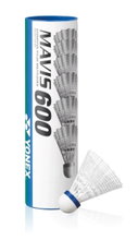 Yonex Piłki do badmintona Mavis 600 Nylon białe Puszka <b>10x6 sztuk w kartonie </b>