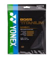 Yonex Badmintonsaite BG 65Ti (Haltbarkeit+Power) schwarz 10m Set