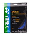 Yonex Badmintonsaite BG 65Ti (Haltbarkeit+Power) blau 10m Set
