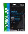 Yonex Badminton String BG 66 Ultimax (Power + Comfort) black 10m set