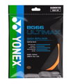 Yonex Badmintonsaite BG 66 Ultimax (Power+Komfort) orange 10m Set