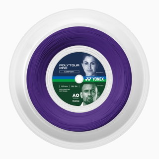 Yonex Tennissaite Poly Tour Pro (Haltbarkeit+Touch) violett 200m Rolle