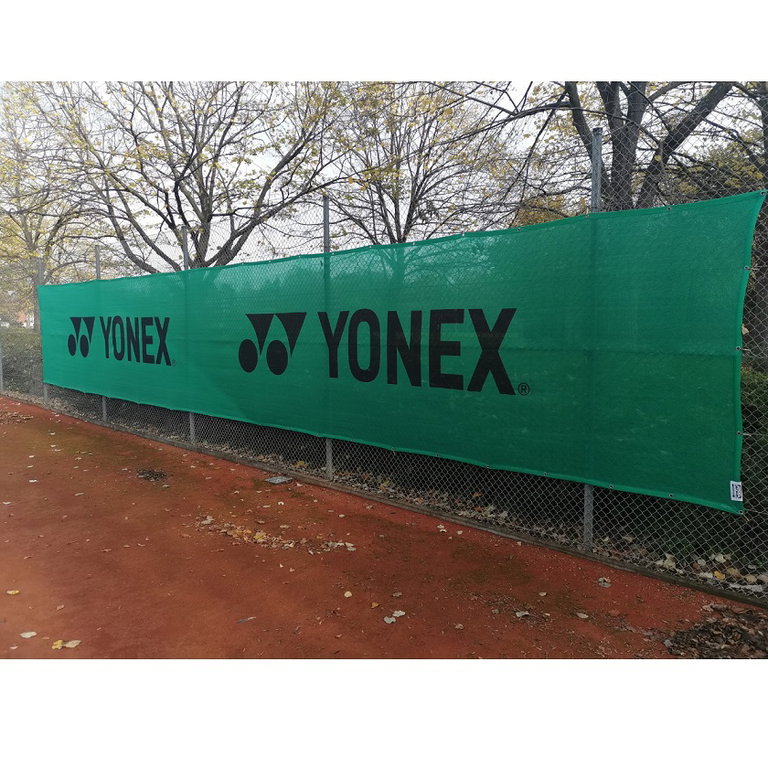 Yonex Tennisblende Windbreaker 12x2m grün