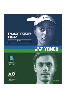 Yonex Tennissaite Poly Tour Rev (Polyester/achteckig) mintgrün 12m Set