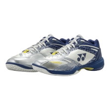 Yonex Badminton Shoes Power Cushion 65 Z4 Wide VA (Viktor Axelsen) Version 2 2026 silver/navy blue Men's
