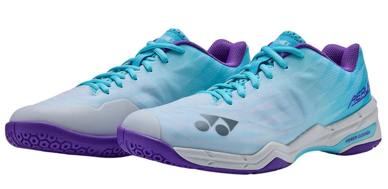 Yonex Badmintonschuhe Aerus X2 (Leichtigkeit) 2025 hellblau/violett Herren