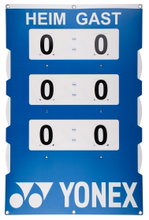 Yonex Tennis-Punktetafel Scorebaord - Deutsch - 60x90x10cm