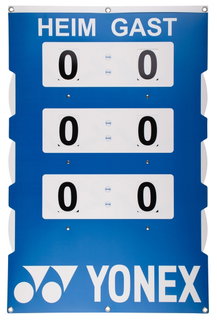 Yonex Tennis-Punktetafel Scorebaord - Deutsch - 60x90x10cm
