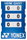 Yonex Tennis-Punktetafel Scorebaord - Deutsch - 60x90x10cm