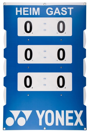 Yonex Tennis-Punktetafel Scorebaord - Deutsch - 60x90x10cm