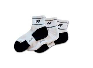 Yonex Sportsocken Ankle Indoor weiss/schwarz Herren - 3 Paar