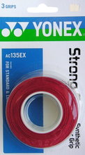 Yonex Overgrip Strong 0.6mm czerwony 3 szt.