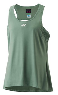 Yonex Tennis Tank Practice 2024 Olive Green Women