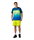 Yonex Sport T-shirt Practice Graphic 16843 (100% Polyester) 2026 indigo blue Men's