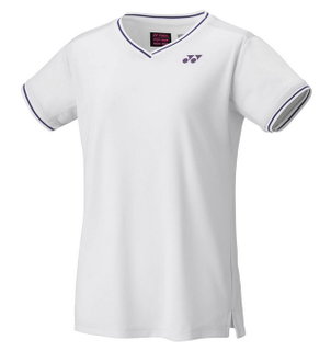 Yonex Sport T-shirt Crew Neck Wimbledon 2024 White Ladies