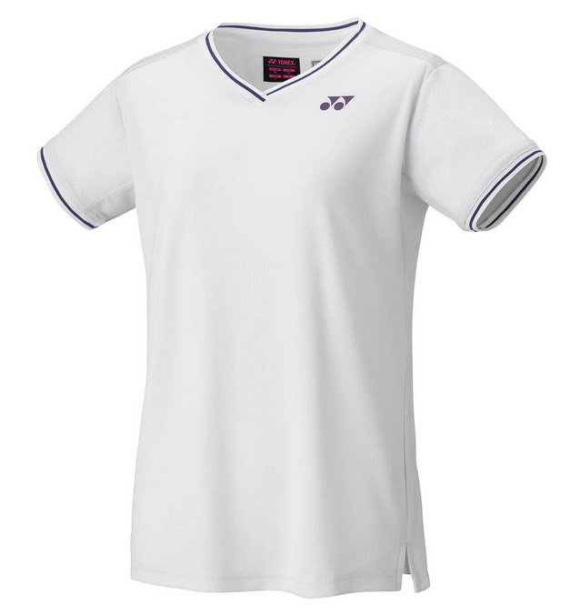 Yonex Sport-Tshirt Crew Neck Wimbledon 2024 weiss Damen