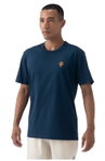 Yonex Sport-Tshirt Nature (Baumwolle) 2024 nachtblau Herren