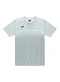 Yonex Sport-Tshirt Practice Print 16861 (100% Polyester) 2026 silbergrau Herren
