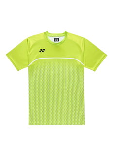 Koszulka sportowa Yonex Practice Print 16861 (100% poliester) 2026 świeża limonkowa męska