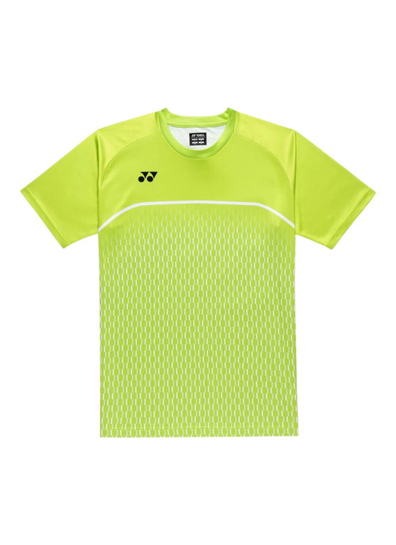 Koszulka sportowa Yonex Practice Print 16861 (100% poliester) 2026 świeża limonkowa męska