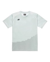 Yonex Sport T-shirt Practice Print 16863 (100% Polyester) 2026 silver grey Men's