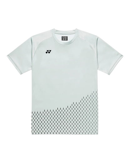 Yonex Sport-Tshirt Practice Print 16863 (100% Polyester) 2026 silbergrau Herren