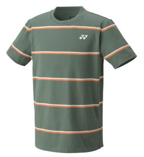 Yonex Sport-Tshirt Practice (100% Baumwolle) 2024 olivegrün Herren