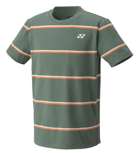 Yonex Sport-Tshirt Practice (100% Baumwolle) 2024 olivegrün Herren