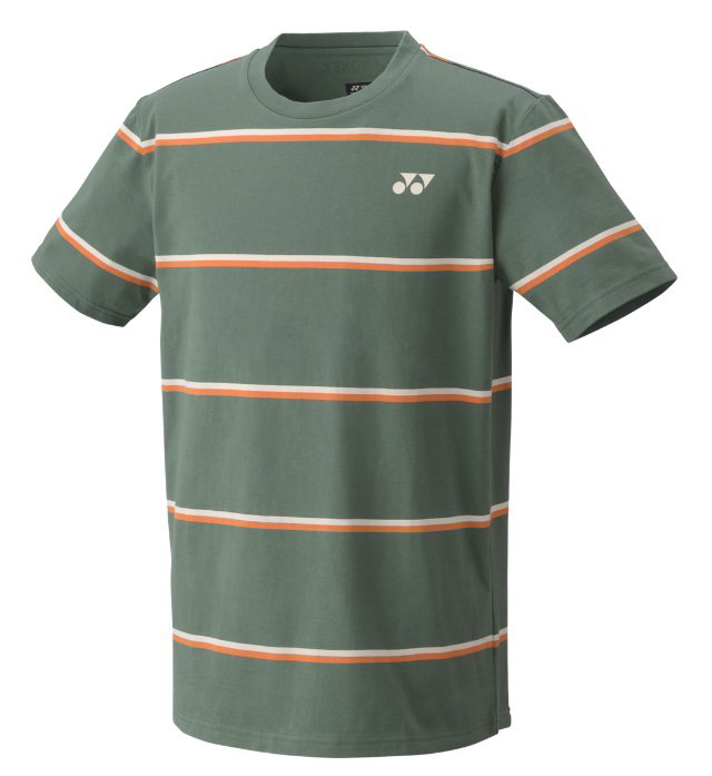 Yonex Sport-Tshirt Practice (100% Baumwolle) 2024 olivegrün Herren
