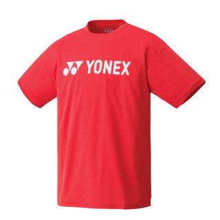 Koszulka treningowa Yonex z logo LB0024 (100% poliester) 2025 czerwona męska
