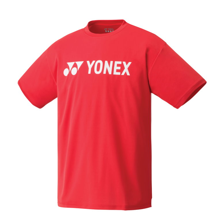 Yonex Trainings-Tshirt Logo LB0024 (100% Polyester) 2025 rot Herren