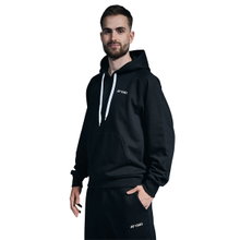 Yonex Hooded Sweat Hoodie with Hood (Cotton Mix) black Men