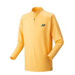 Koszulka tenisowa Yonex z długim rękawem 1/2 Zip Club Team żółta męska