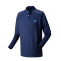 Yonex Tennis-Langarmshirt 1/2 Zip Club Team marineblau Herren