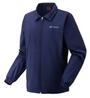 Yonex Training Jacket Warm-Up Suit Jacket with Collar Club Team 2025 Navy Blue Ladies