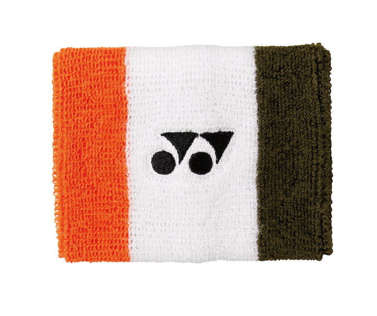Yonex Schweissband Handgelenk Stripe 11x8cm weiss 1er