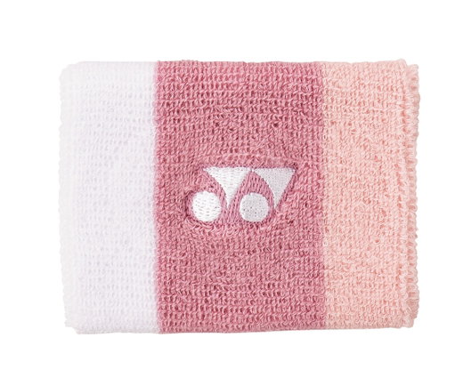 Yonex Schweissband Handgelenk Stripe 11x8cm rosa 1er