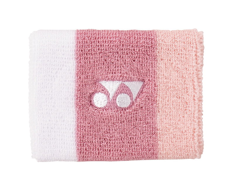Yonex Schweissband Handgelenk Stripe 11x8cm rosa 1er