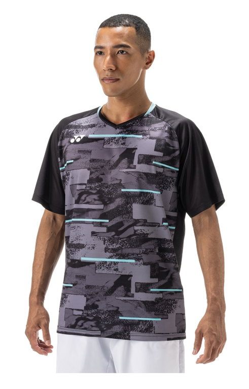 Yonex Sport-Tshirt Crew Neck Club Team 2024 schwarz Herren