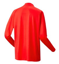 Yonex Tennis Long Sleeve Shirt 1/2 Zip Club Team Red Men