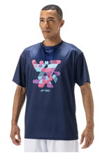 Yonex Sport-Tshirt Graphic Practice YM0043 (100% Polyester) 2025 indigo marineblau Herren